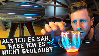 Eine Tabelle von Epoxidharz und Teslaspule [upl. by Nierman]