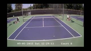 2015 Long Beach Tournament  Mens 40 Doubles [upl. by Damales899]