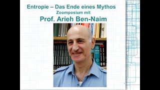 Teaser  entropy demystified  talking with Arieh BenNaim [upl. by Nonek772]