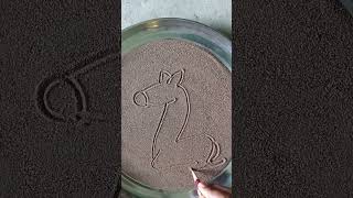 zebra drawing easy amp simplebeautiful SAND ART 🙏⚘️ [upl. by Sonni]