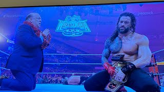 Roman Reigns retains at WWE Royal Rumble 2024 Ryders Reaction 🫠 romanreigns royalrumble [upl. by Hadik]