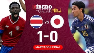 COSTA RICA 10 JAPÓN EN VIVO  Fecha 2 Grupo E del Mundial Qatar 2022  Reacción LÍBERO [upl. by Julia150]