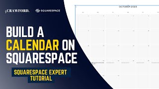 Build a Calendar on Squarespace [upl. by Henryk]