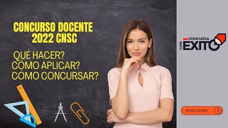 Como Aplicar para Docente en la CNSC [upl. by Helali]