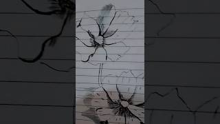 Drawing ampshading of Daisy 🌼 flowersviralvideo art [upl. by Howund]