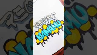 Request NAMAMU shortvideos handletter art lettering [upl. by Siesser811]