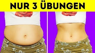 3 schnelle Übungen für einen flachen Bauch [upl. by Zimmermann740]