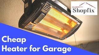 Installing a garage or workshop heater  comfort zone review of CZ220 CZ230 [upl. by Lrac]