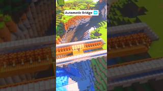 Automatic Bridge In Minecraft  shortsfeed shorts [upl. by Griffie169]