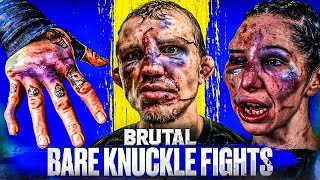 The Most Brutal Bare Knuckle Fights amp Knockouts Of All Time [upl. by Salangia]