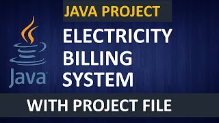 114  Electricity Billing System  Java Project  Introduction [upl. by Winston395]