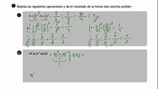 Destrezas p2  Operaciones con fracciones decimales y potencias [upl. by Nielsen]