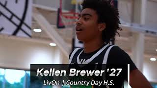 Kellen Brewer LivOnCountry Day 2027 G  Son of Corey Brewer vs Baba Oladotun amp Boo Williams [upl. by Pliner771]