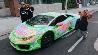 WE CANT BELIEVE WE DID THIS TO HIS LAMBORGHINI [upl. by Nosiddam]