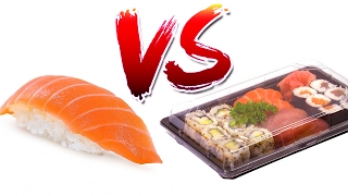 SUSHI  Ristorante vs Supermercato [upl. by Nikral102]