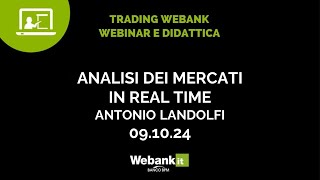 Analisi dei mercati trading in real time e didattica ALL IN ONE [upl. by Nedyaj]