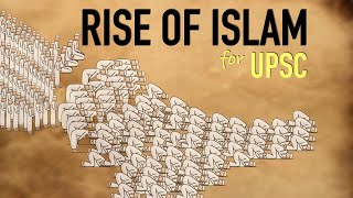 Rise of Islam  Rashidun Caliphate amp Ummayad Caliphate  Medieval History for UPSC [upl. by Marybeth30]