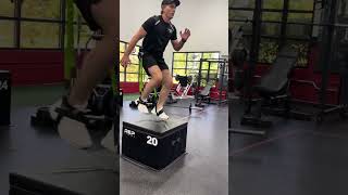 Hockey  Box Lunges  Caerus Strength Trainer [upl. by Eecyak]