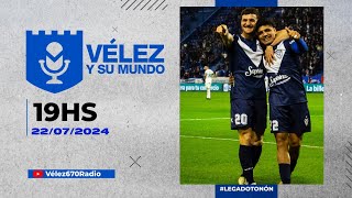 VÉLEZ GOLEÓ A TALLERES EN EL REINICIO DEL TORNEO  VÉLEZ Y SU MUNDO 22072024 [upl. by Valsimot]