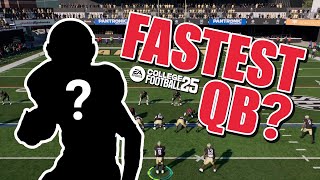 Top 5 FASTEST Quarterbacks in CFB 25 [upl. by Inava]