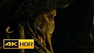 Davy Jones and Calypso scene 4k HDR  Pirates of the Caribbean At Worlds End 2006 [upl. by Nosirb]