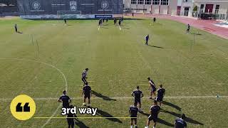 Football Technical SAQ drill [upl. by Ecnesse]