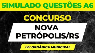 Aula 06 Nova Petrópolis Concurso 2023 Lei Orgânica [upl. by Yelraf333]