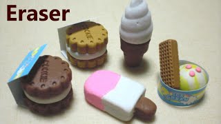 消しゴム作成 Eraser 4  Ice cream アイスクリーム [upl. by Haran597]