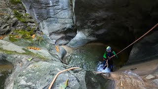 Canyoning in France  Frontenex Faverges HautSavoie [upl. by Euqinue805]