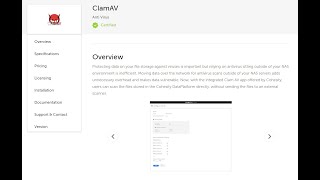 Running ClamAV App on the Cohesity Platform [upl. by Hux]