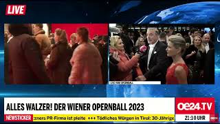 CHRIS NOTH  Vienna Opera Ball 2023  Red Carpet [upl. by Carlson]