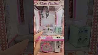 Mesin capit mini Mini blindbox claw machine blindbox claw papercraft [upl. by Bax]