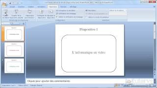 Comment utiliser le mode diaporama avec PowerPoint 2007 [upl. by Ellora]