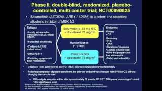 GRACEcast114LungCancerASCO 2012 LC Highlights Dr Neal on MEK Inhibitor Selumetinib in NSCLC [upl. by Keefer]