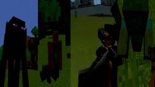 Minecraft Mobs NPCS On GMOD GMOD VIDEO 2018 [upl. by Rothberg]