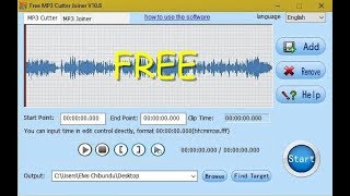 Best Free MP3 Cutter amp Joiner Software For PC [upl. by Sivle107]