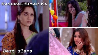 Sasural Simar Ka  Best Slaps  Part 2  CWTV [upl. by Marvella]