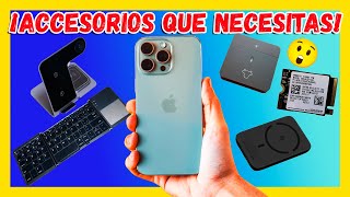 15 accesorios para iPhone ¡¡QUE NECESITAS 😏 [upl. by Lief]