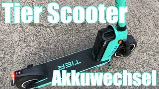 Tier Scooter Akku wechseln  Gratis Tier Freifahrt bekommen  Akku wechseln für 20 Minuten Fahrt [upl. by Mickey]