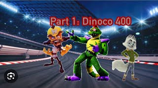 ToonsCars part 1 Dinoco 400 [upl. by Seafowl]