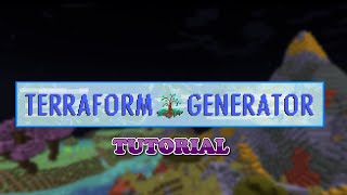 How To Setup Terraform Generator On Your Minecraft Server Tutorial [upl. by Noirda]