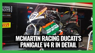 Detailing McMartin Racing Ducatis Panigale V4 R  Ride [upl. by Nelra]