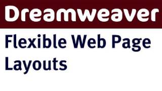 Flexible Web Page Layout in Dreamweaver [upl. by Itsrejk259]