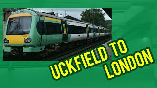 Uckfield to London Bridge  FULL JOURNEY  Southern 171 Turbostar via East Croydon [upl. by Sandro]