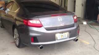 V6 Honda Accord Custom Exhaust System by Underground [upl. by Arhat]