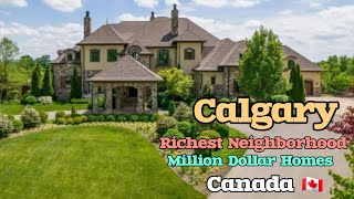 Calgary Canada  Calgarys Richest Neighborhood  Million Dollar Houses in Mount Royal Calgary [upl. by Alva]