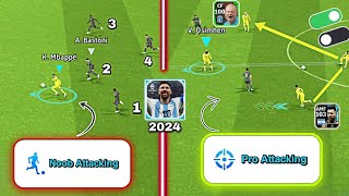 4 NEW ATTACKING TIPS 🌟😱  eFOOTBALL 2024 Mobile [upl. by Petes]