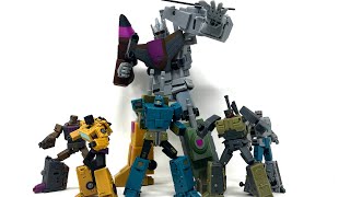 1 Set Both Combined and Individual Modes Magic Square Bruticus Upgrade Kit Larkins Lair [upl. by Kepner]