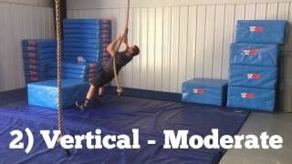 3 Easy Strict Rope Climb Progressions and Regressions [upl. by Georges]