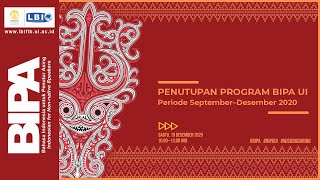 Wisuda Program BIPA UI Periode SeptemberDesember 2020 [upl. by Kalie387]